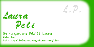 laura peli business card